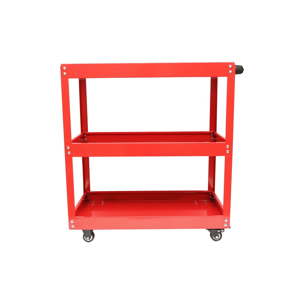 Carucior metalic pe roti cu 3 rafturi pentru scule 760x710x355mm